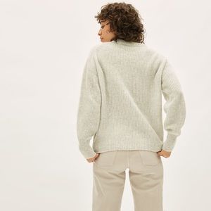 Everlane oversized alpaca crew neck sweater